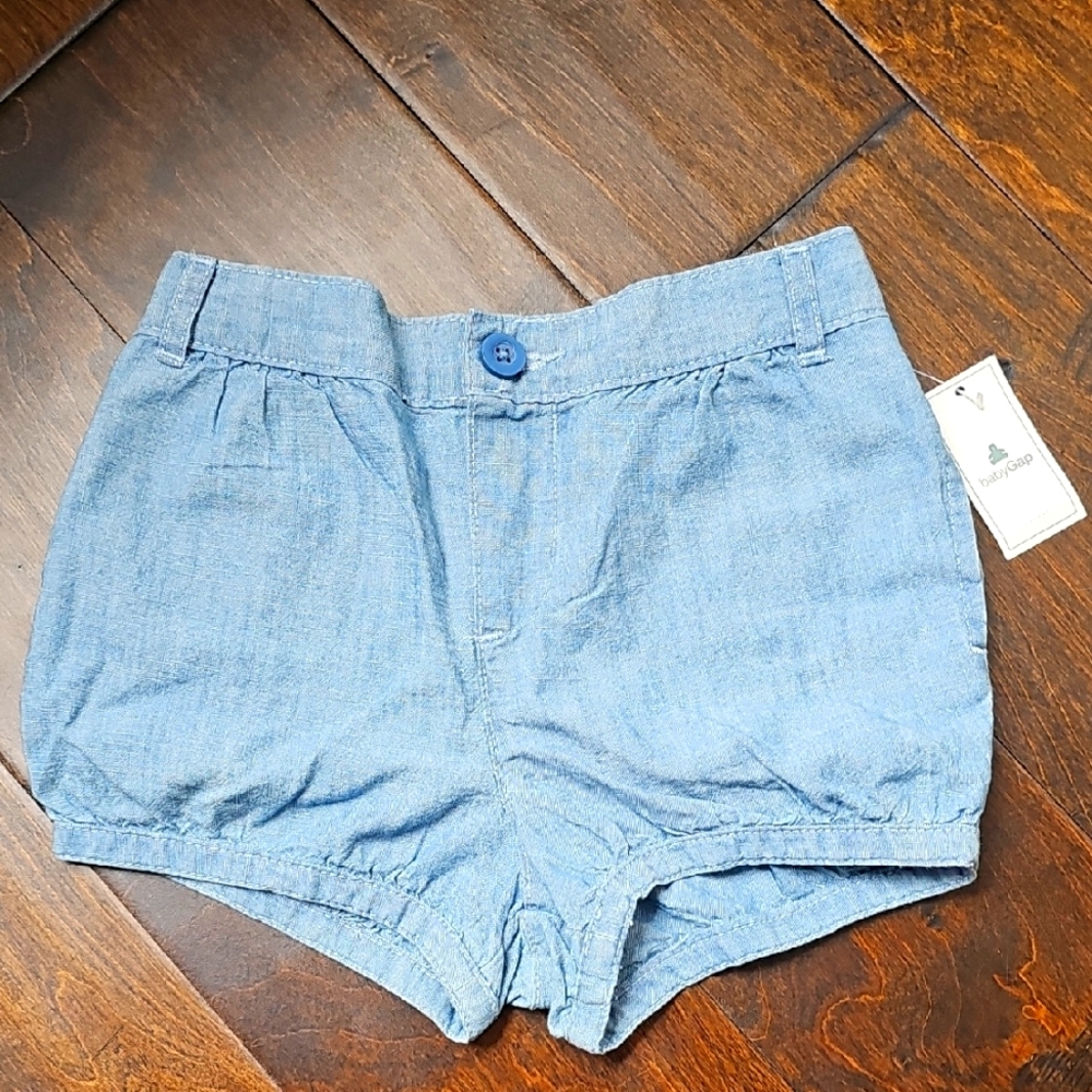 Gap Blue Denim Shorts Size 4T *nwt